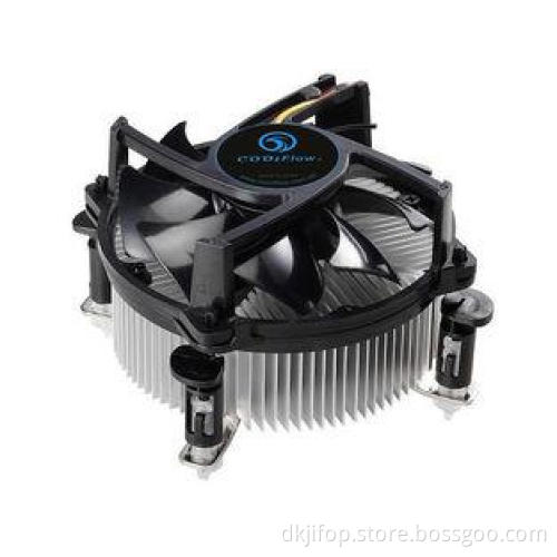 Low Profile CPU Cooler Fans LGA 775 with Copper Base , Alum
